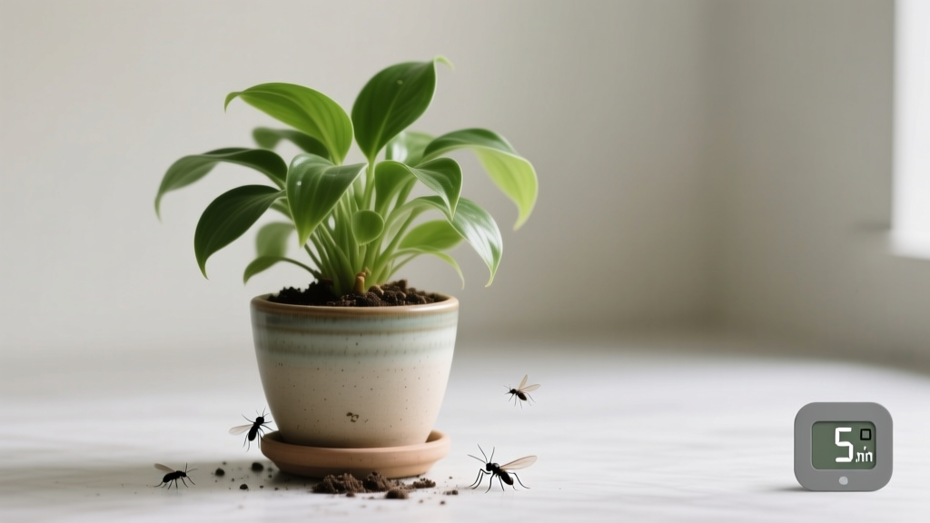 Low Maintenance Fungus Gnat Control for Indoor Plants