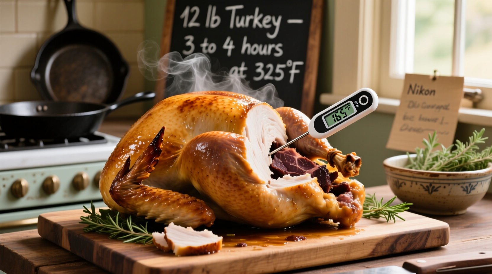 how long do you cook a 12 pound turkey