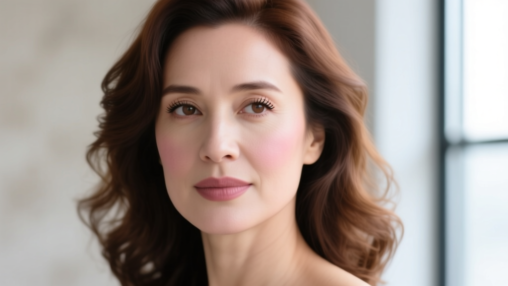 Close-up of a woman