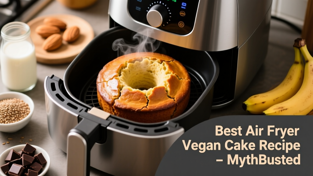 Best Air Fryer Vegan Cake Recipe (Myth-Busted!)