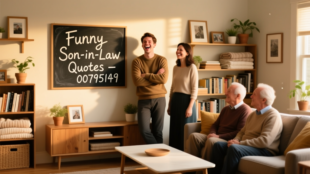 Funny Son-in-Law Quotes & Sayings: Lighten Up Family Gatherings with 32 Hilarious, Realistic One-Liners