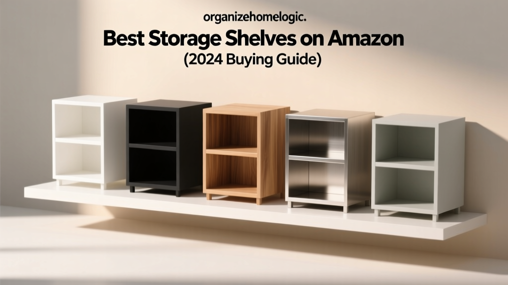 Best Storage Shelves on Amazon (2024 Buying Guide)