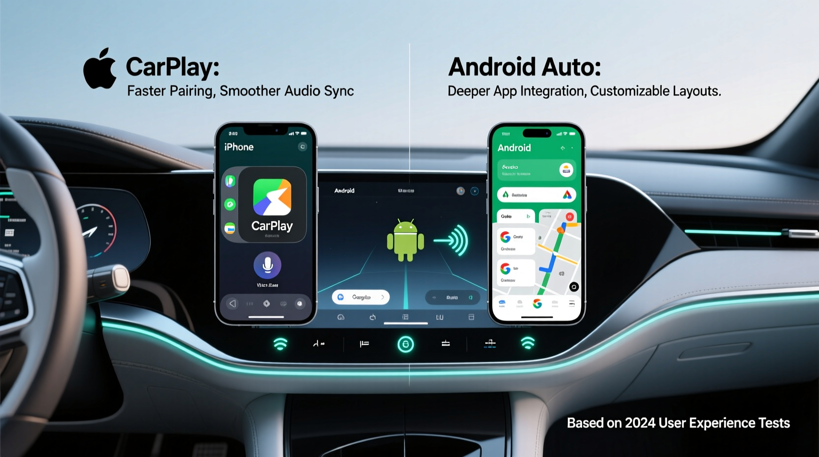 wireless carplay vs android auto which integrates smoother with infotainment
