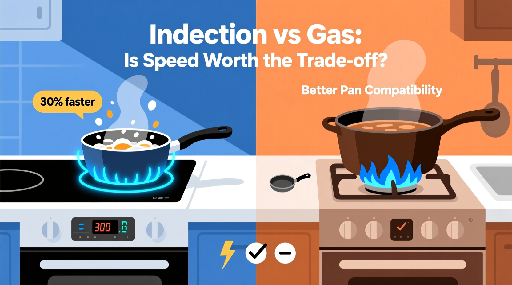 induction cooktop vs gas stove is the cooking speed worth the pan compatibility issues