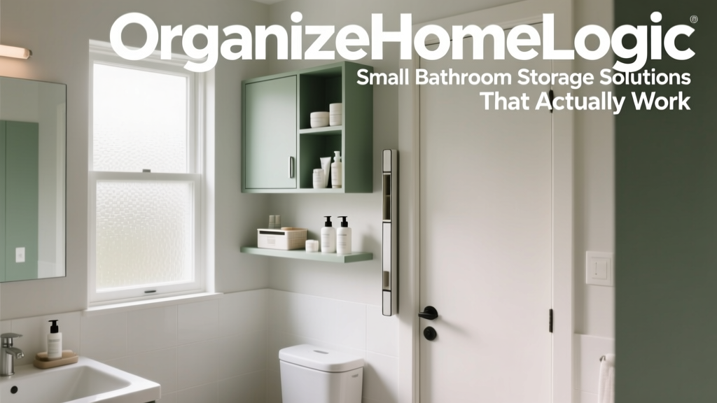 Small Bathroom Storage Solutions That Actually Work