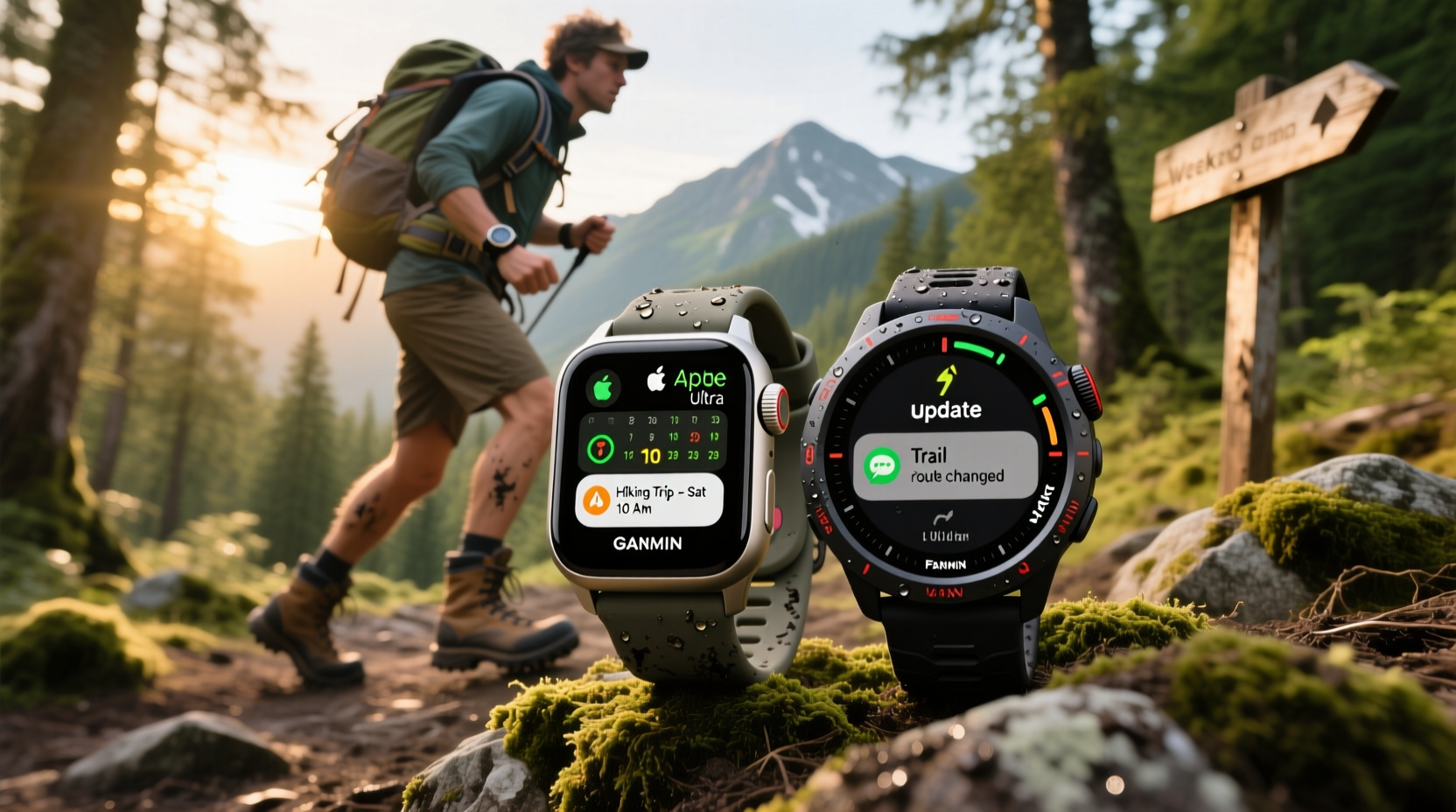 Apple Watch Ultra vs Fenix 7 for Hikers