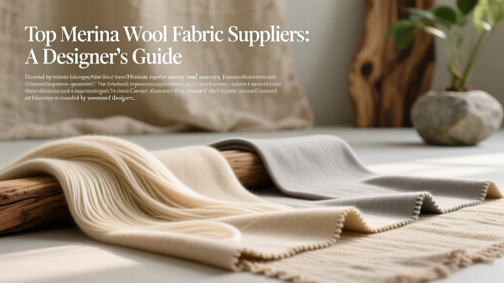 Top Merino Wool Fabric Suppliers: A Designer’s Guide
