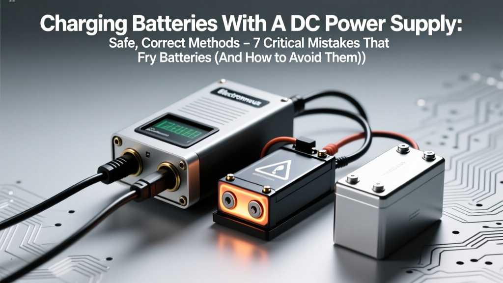 Charging Batteries With A Dc Power Supply Safe Correct Methods: 7 Critical Mistakes That Fry Batteries (And How to Avoid Them)