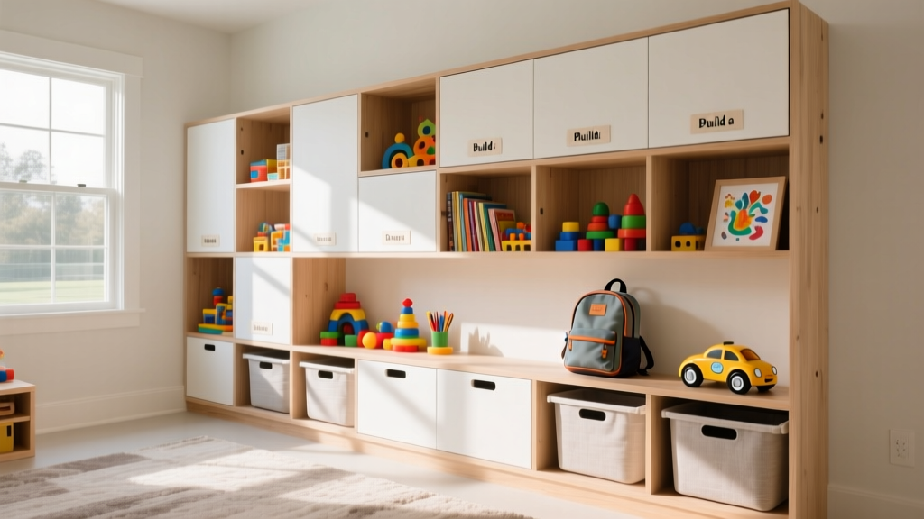 Build a Playroom Storage Wall: Budget Guide