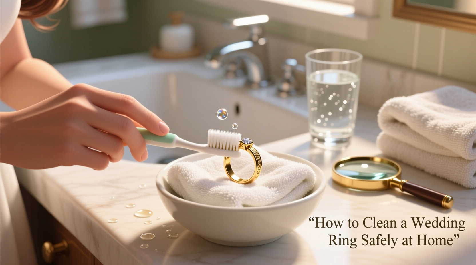 how to clean wedding ring