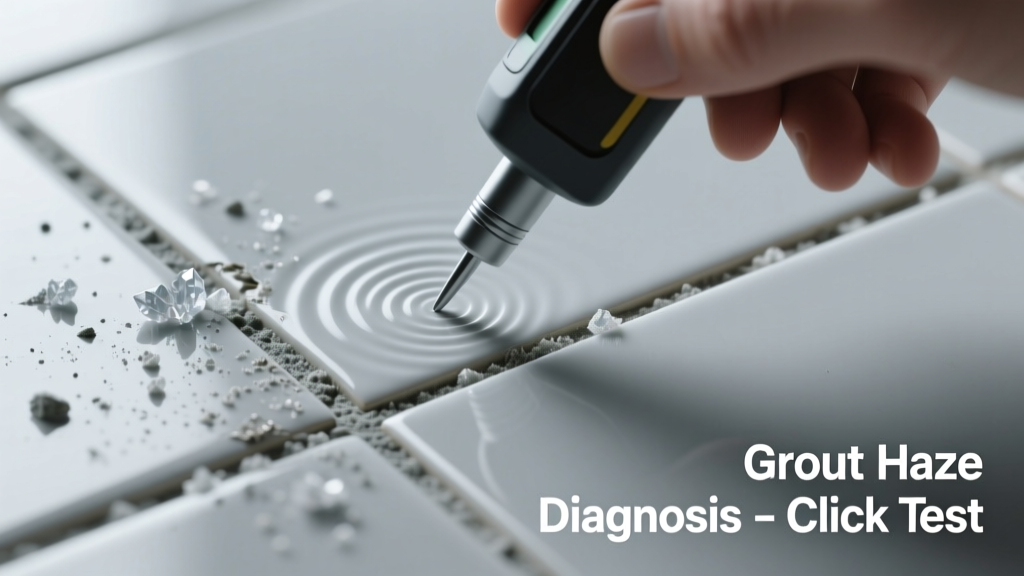 Grout Haze on Tile Making Clicking Sound: Quick Diagnosis