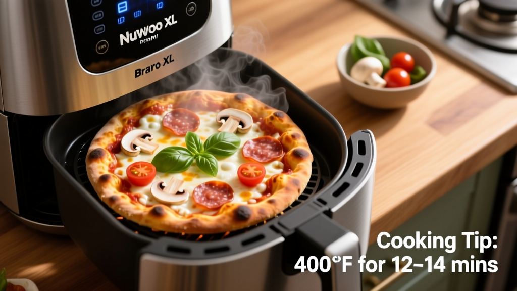 How to Cook Frozen Pizza in NuWave Bravo XL (Crispy!)
