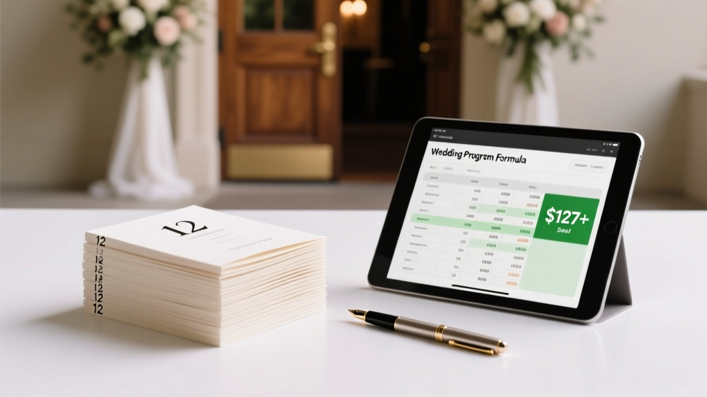 How Many Wedding Programs Do I Need? (2026)