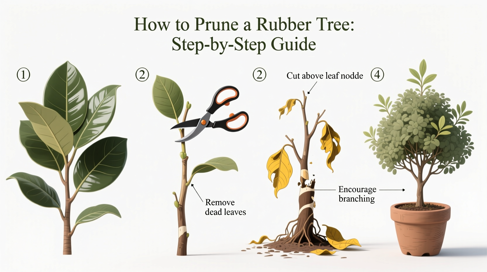 How To Prune Rubber Tree