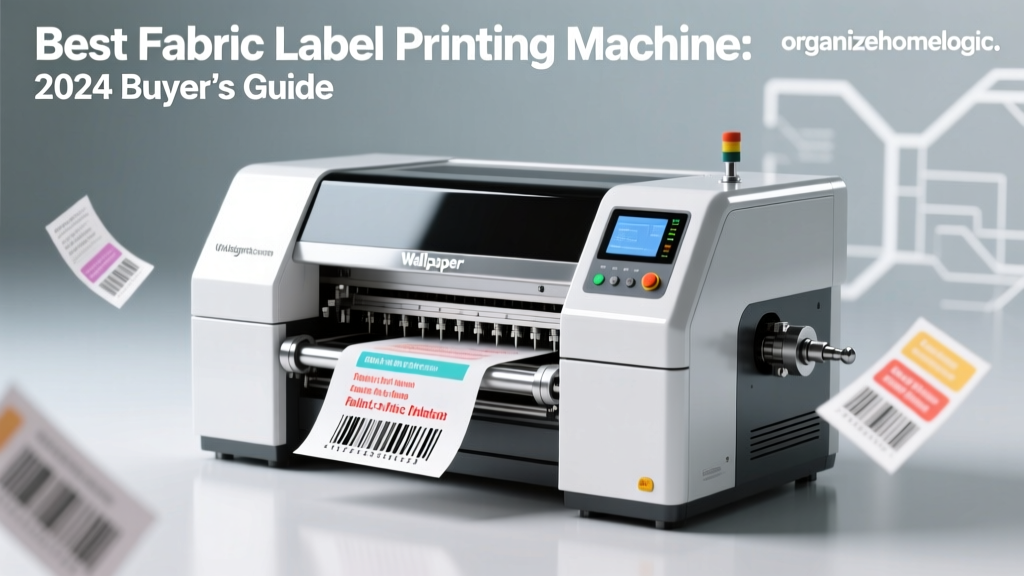 Best Fabric Label Printing Machine: 2024 Buyer’s Guide