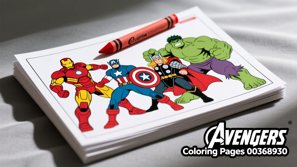 Avengers Coloring Pages_00368930: Safety, Developmental Value, and Industry Standards for Superhero-Themed Activity Sheets