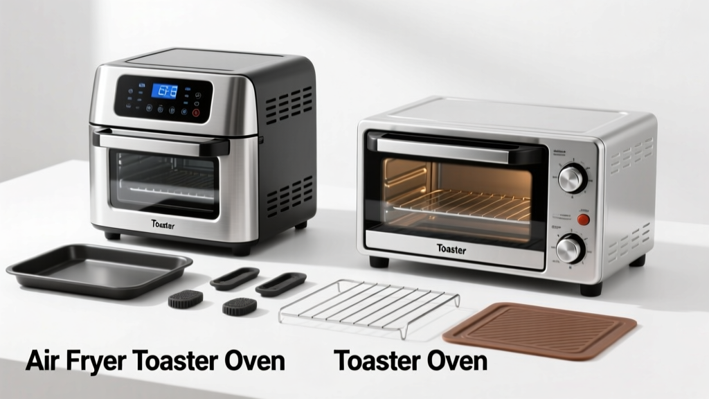 Air Fryer Toaster Oven vs Toaster Oven: Key Differences
