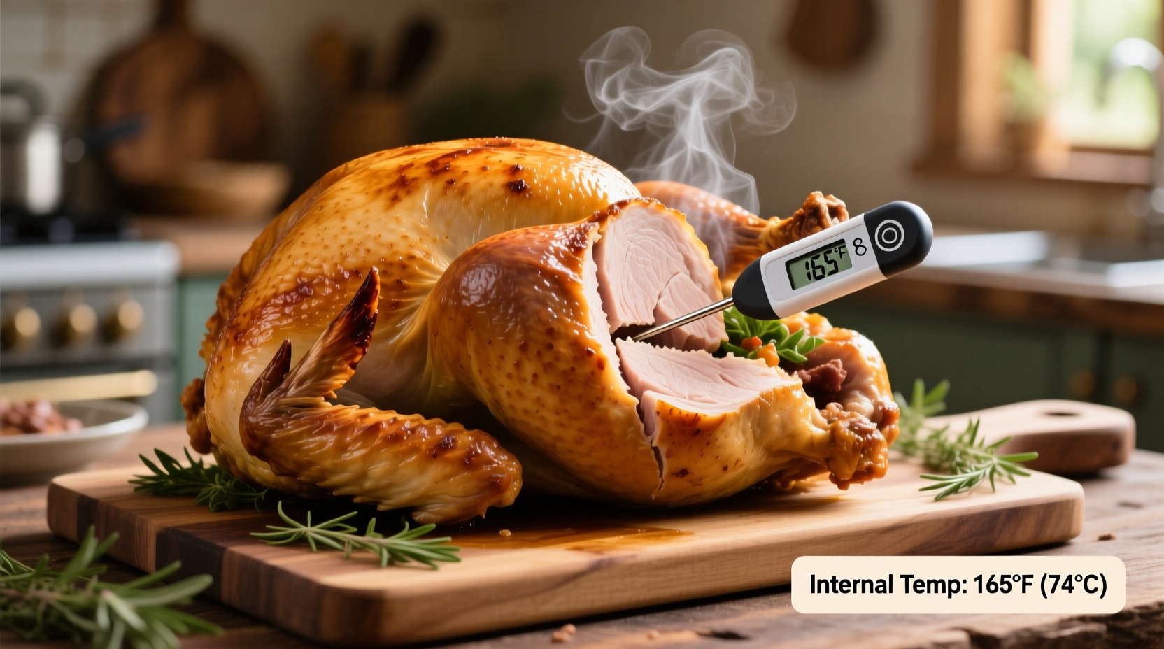 to what temp should turkey be cooked