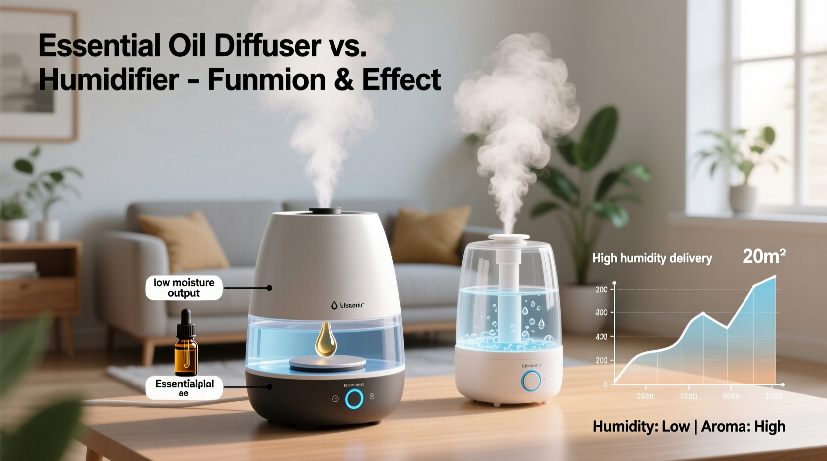 can essential oil diffusers humidify a room or are they just aromatic