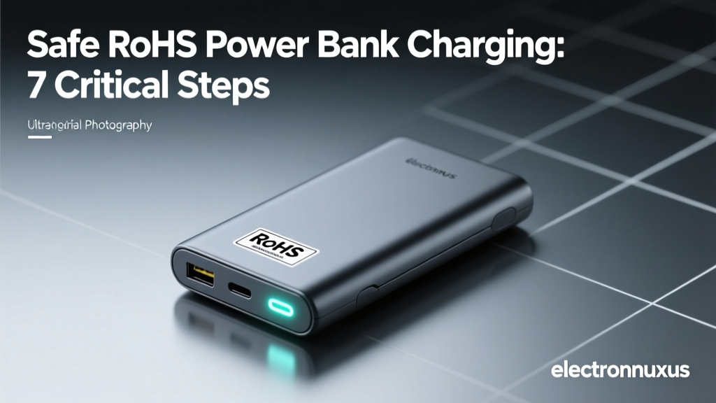 Safe RoHS Power Bank Charging: 7 Critical Steps