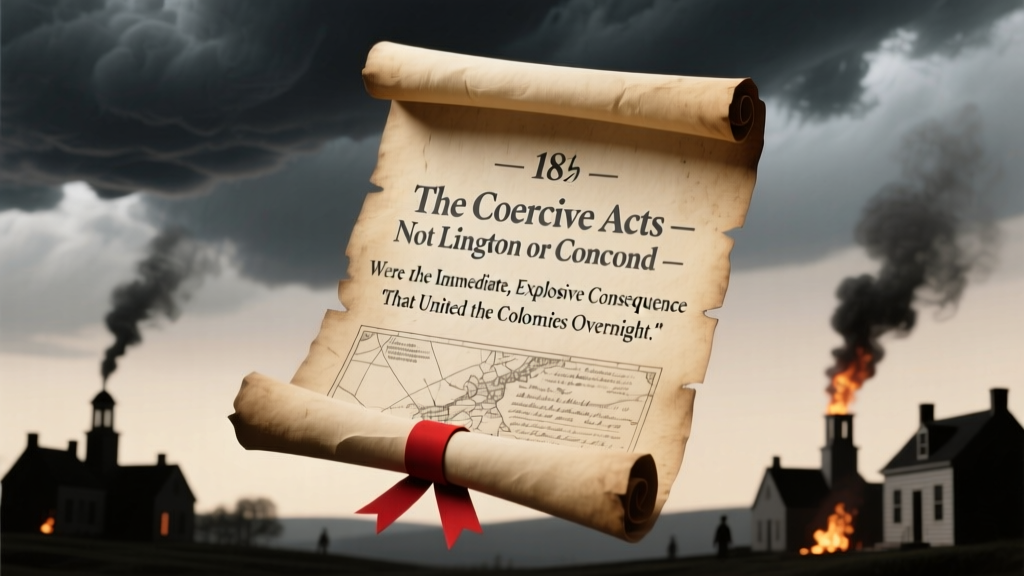 Boston Tea Party Aftermath: Coercive Acts Unite Colonies