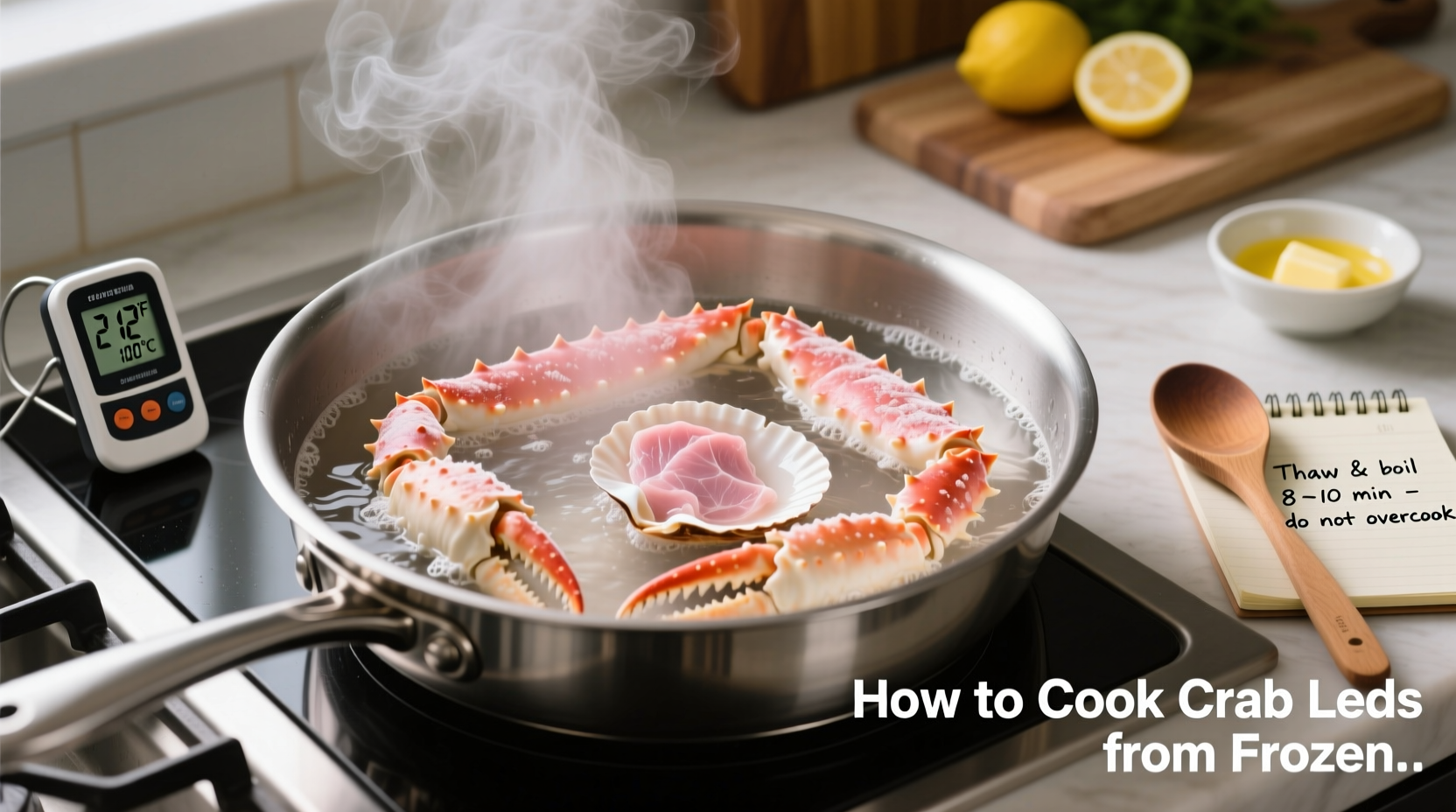 how to cook crab legs from frozen