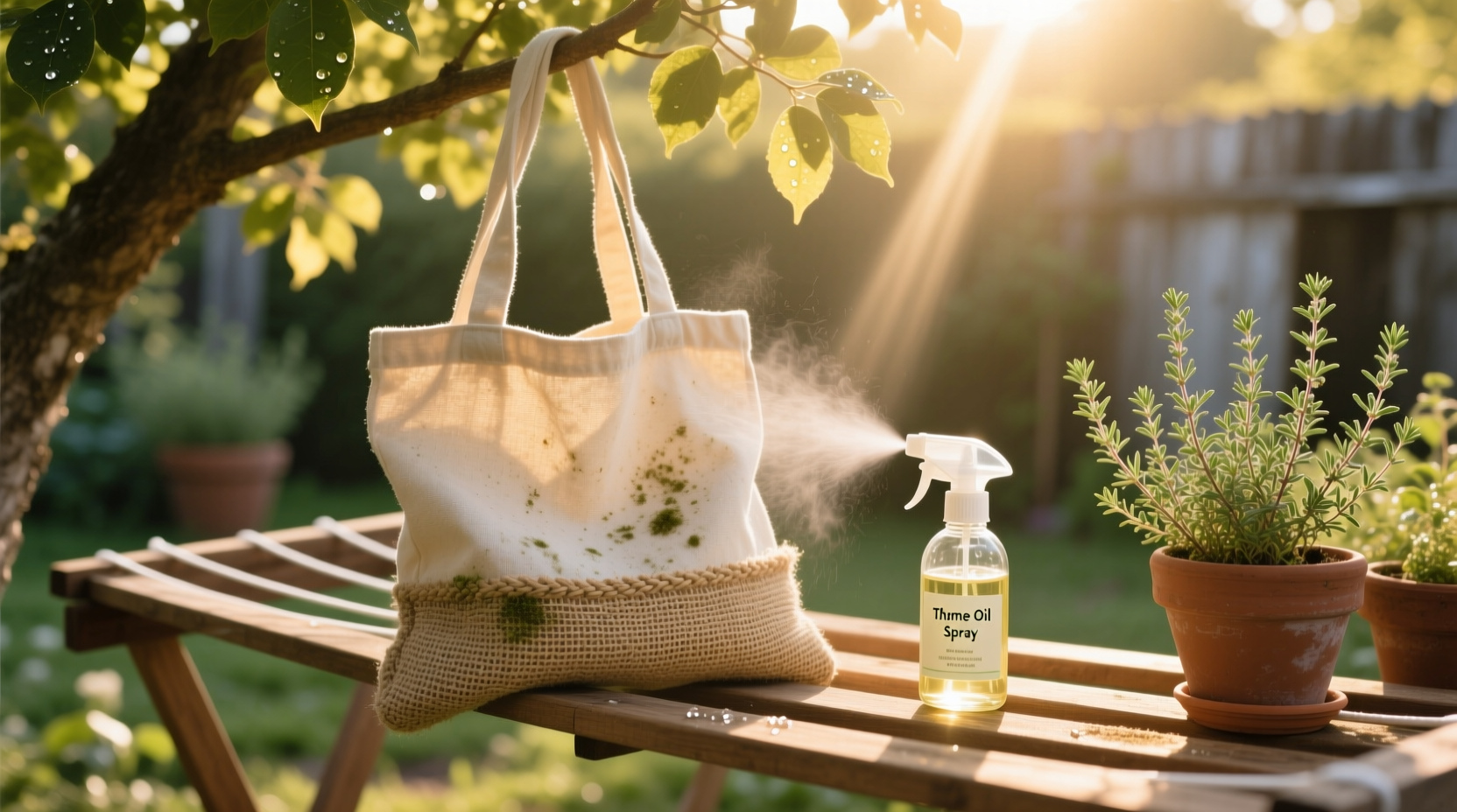 eco friendly mildew removal for canvas totes