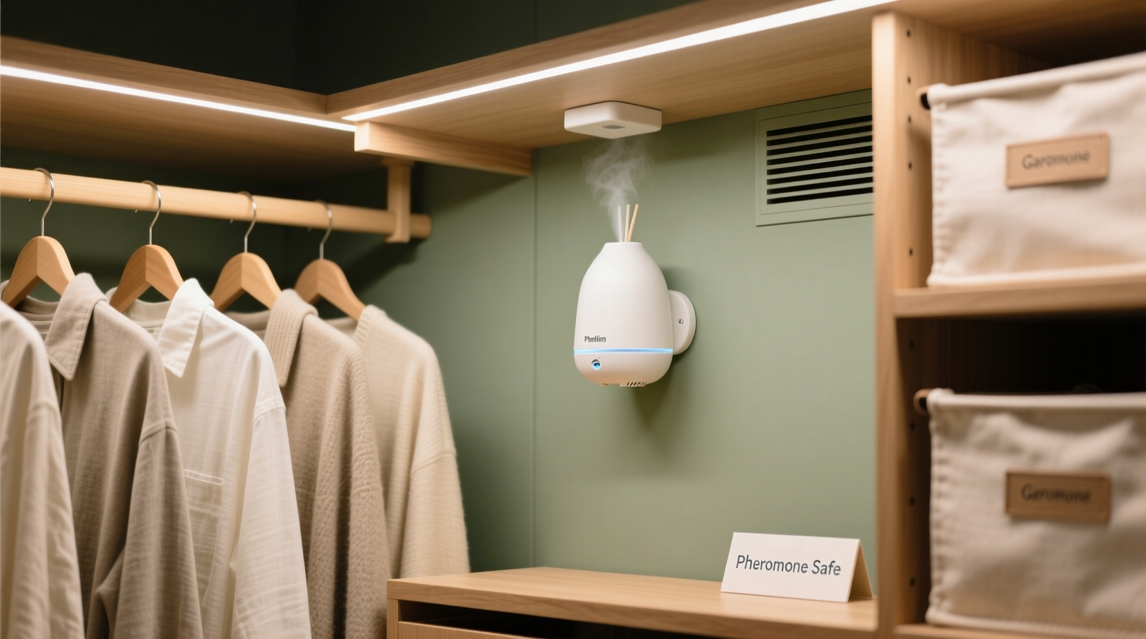 closet organization tips pet pheromone diffuser integration