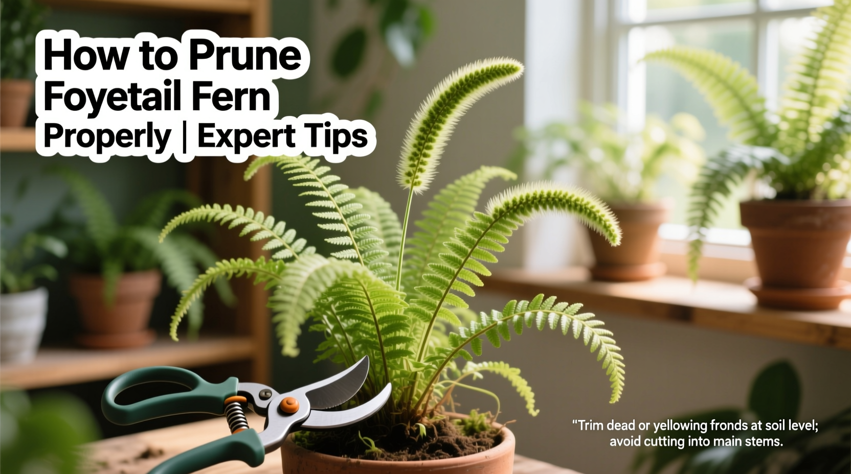 Prune Foxtail Ferns: 5 Steps to Lush Growth | TheHomeSprouts