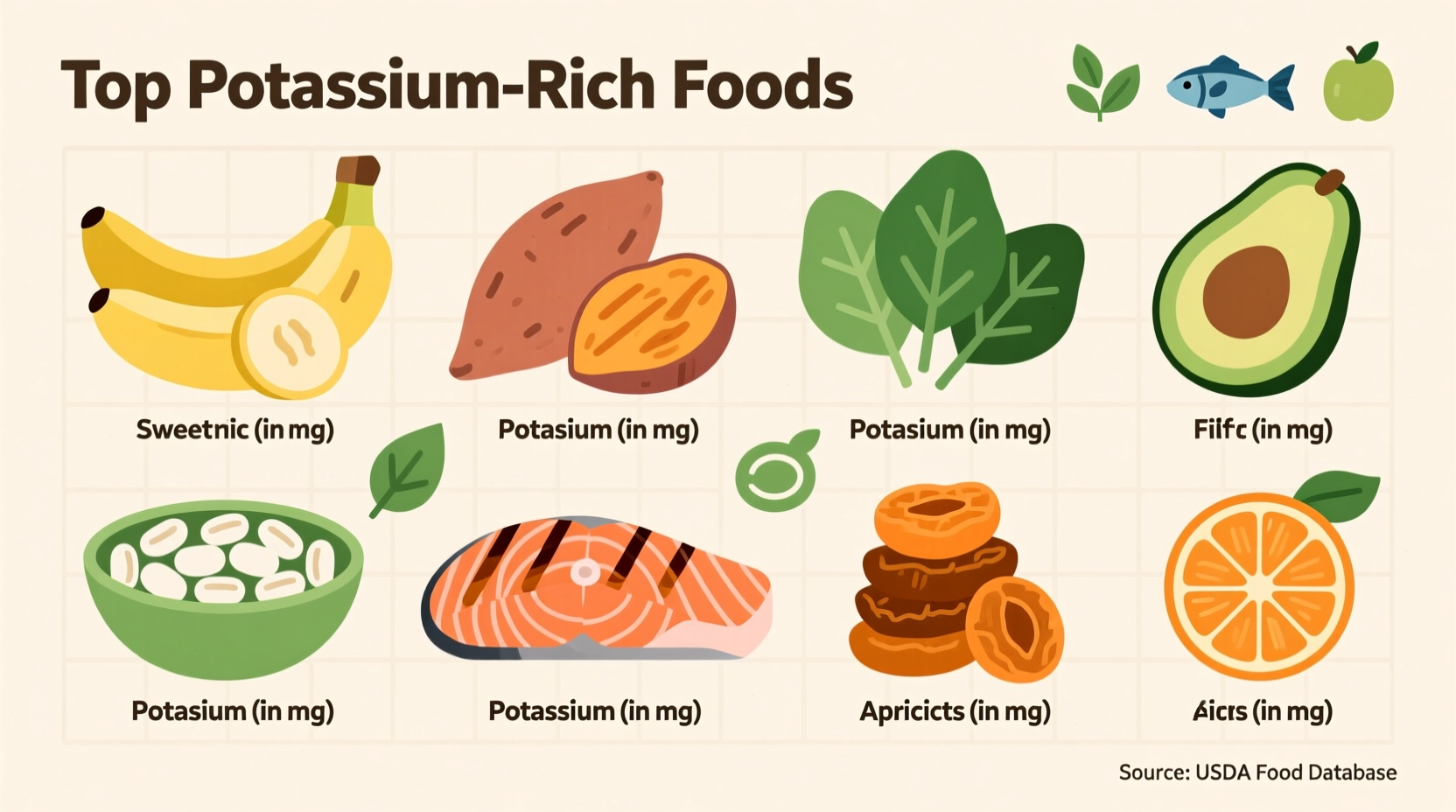 Top Potassium-Rich Foods: Complete Guide with Values