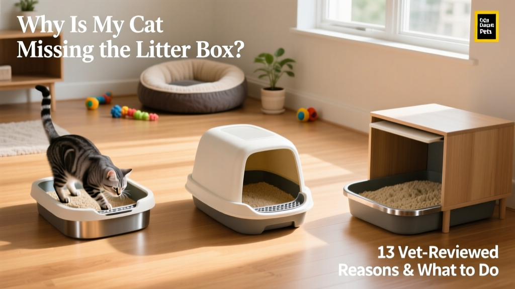 Side-by-side comparison of three litter box styles: open, covered, and furniture-integrated