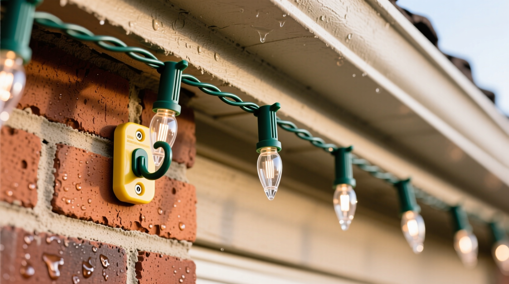 is using command hooks for christmas lights safe on brick and stucco