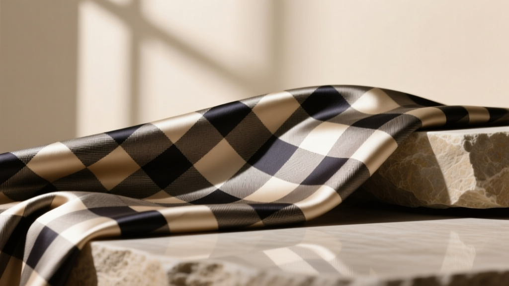 Check Silk Fabric: The Designer’s Guide to Authenticity & Performance