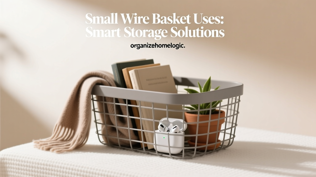 Small Wire Basket Uses: Smart Storage Solutions