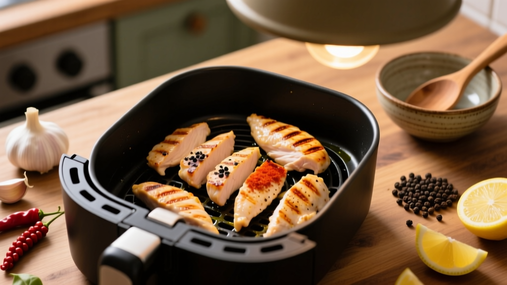 Air Fry Chicken Breast Strips Without Breading