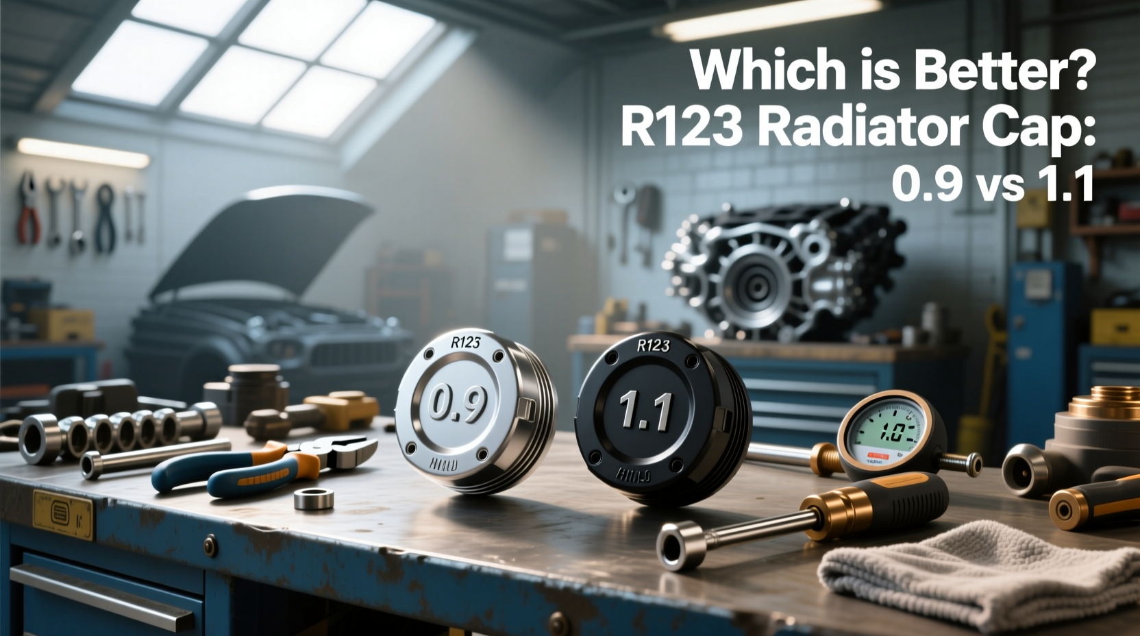 0.9 vs 1.1 bar radiator cap which is right for your car 