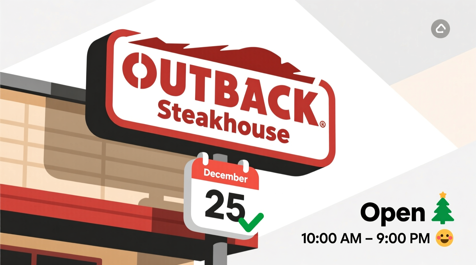 is outback open on christmas day