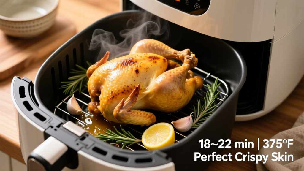 How Long to Cook a Whole Chicken in an Air Fryer?