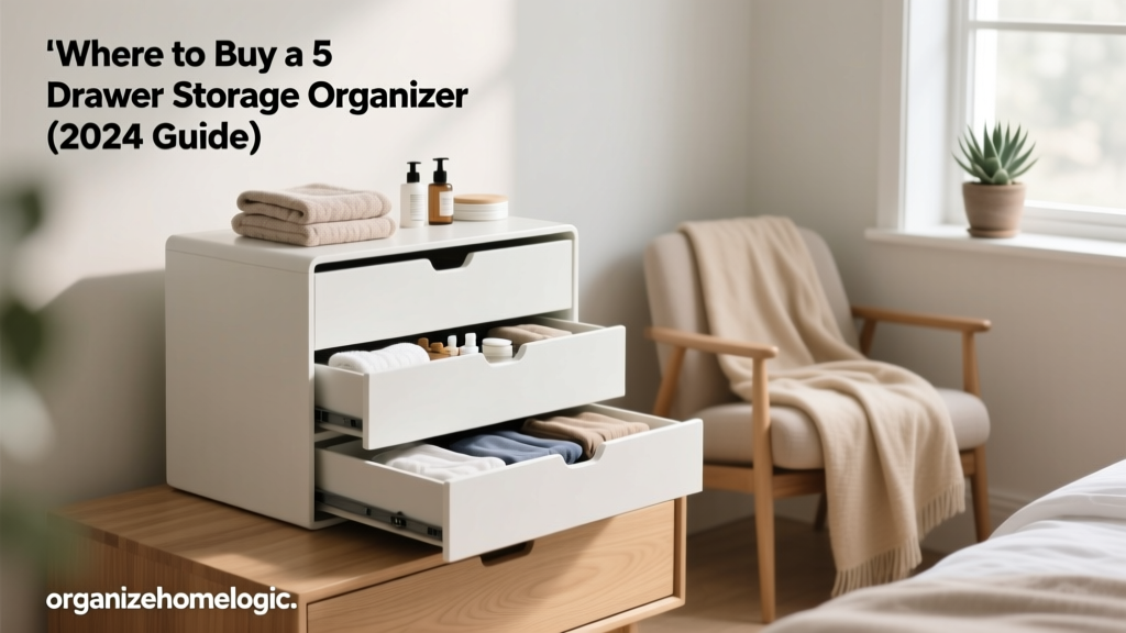 Where to Buy a 5 Drawer Storage Organizer (2024 Guide)