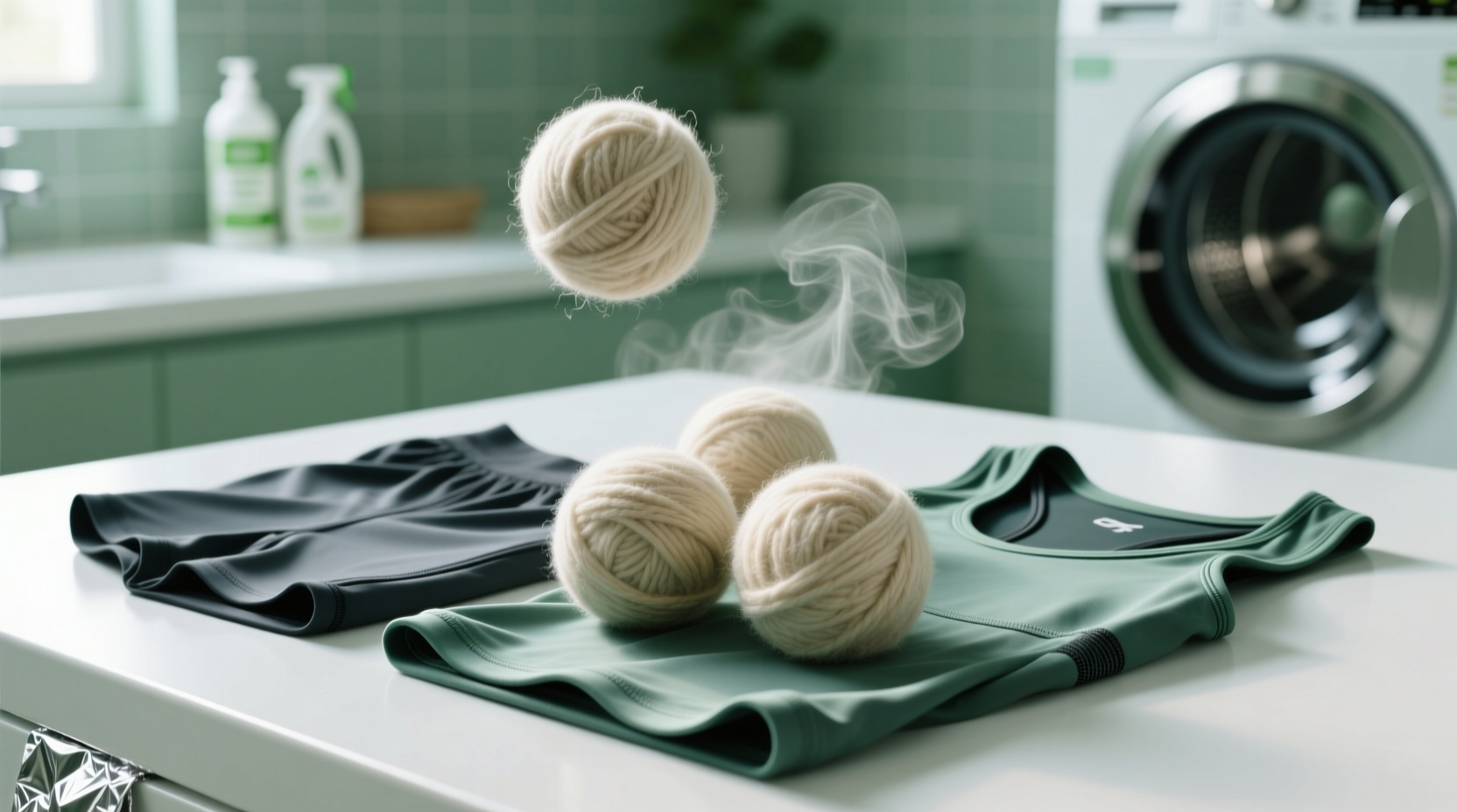 wool dryer balls vs aluminum foil for static