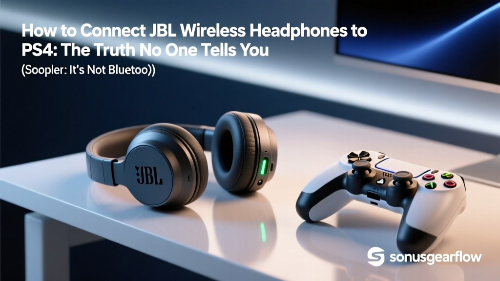 JBL Wireless Headphones to PS4: Real 2026 Fix