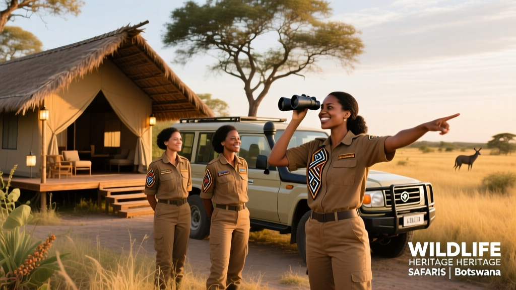 Out In The Bush With Botswana’s All-Woman Safari Guiding Crew
