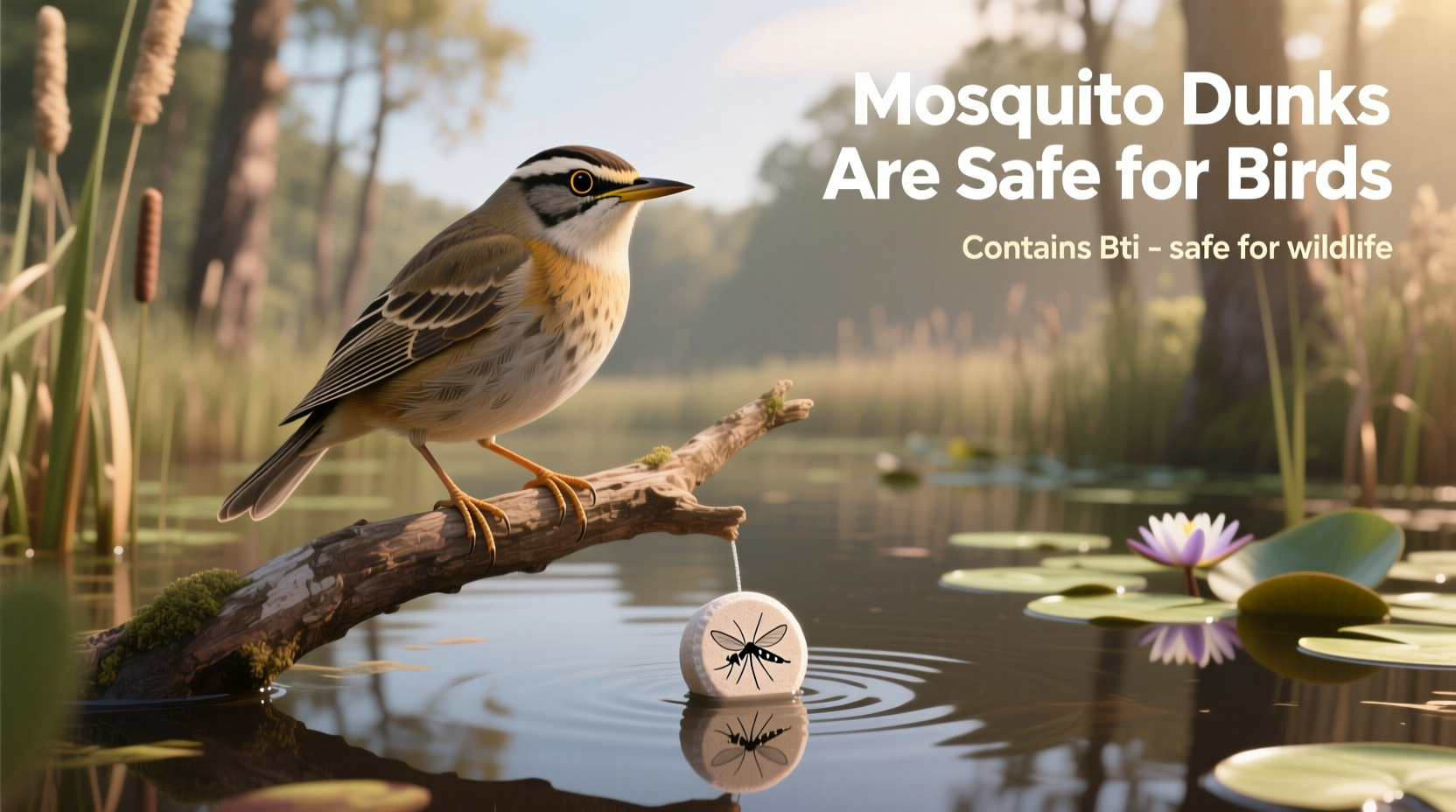 are mosquito dunks safe for birds