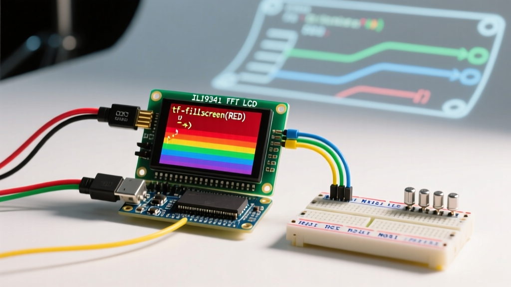 Wiring and Coding an ILI9341 LED Screen for Arduino Projects