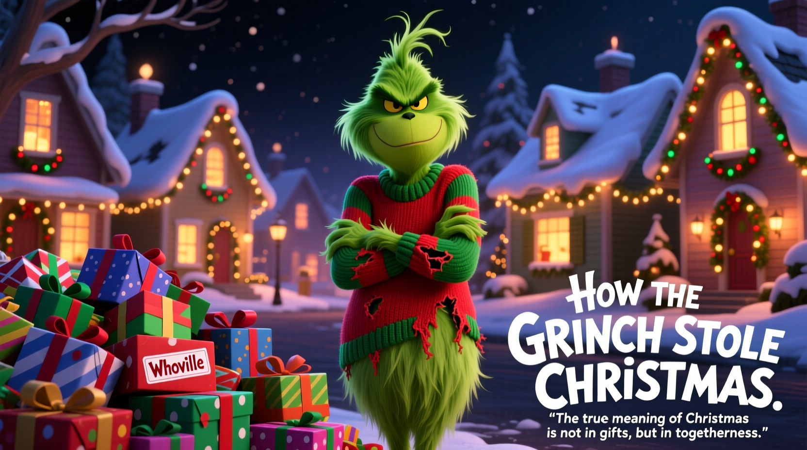 how the grinch stole christmas text