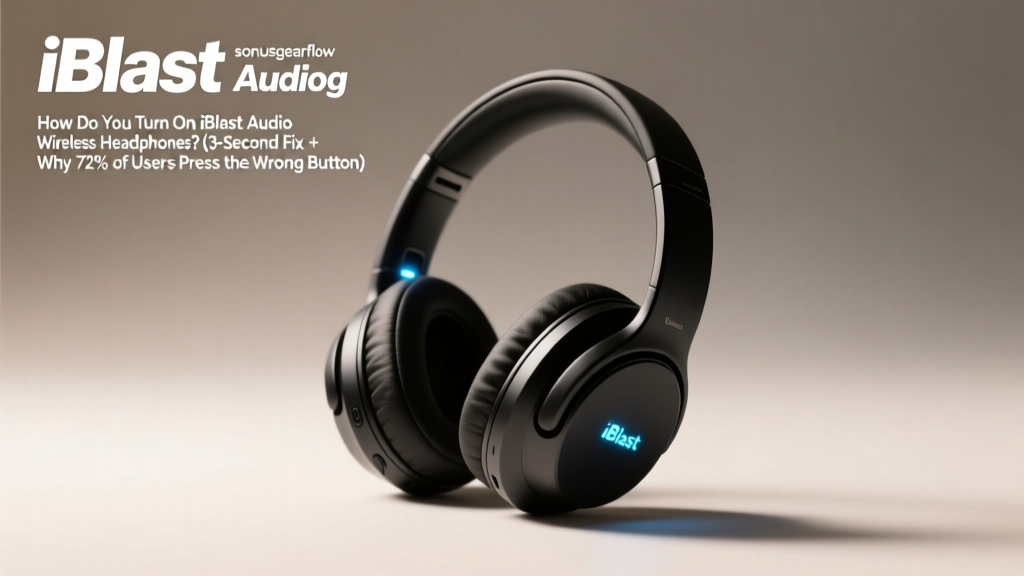 How to Turn On iBlast Audio Wireless Headphones