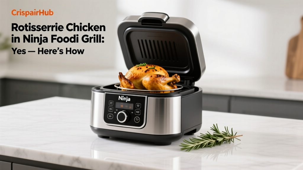 Rotisserie Chicken in Ninja Foodi Grill: Yes — Here’s How