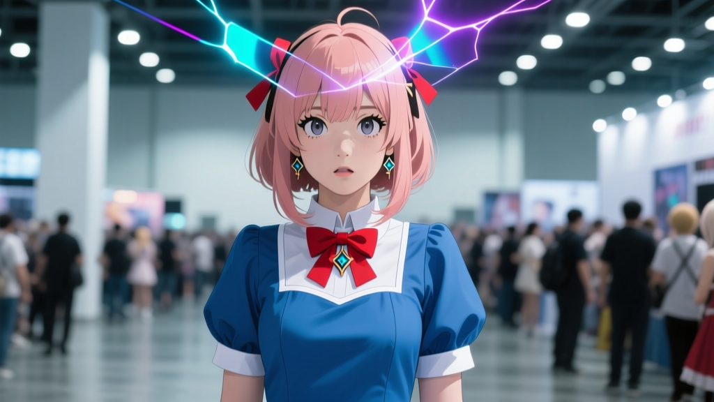 Anya Spy x Family Glitch Cosplay Without