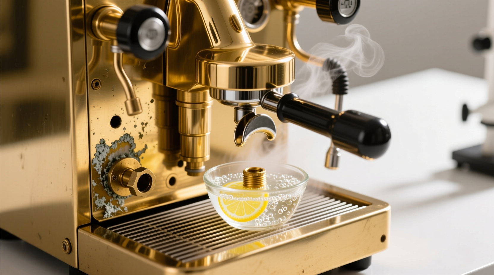 citric acid for espresso machine descaling