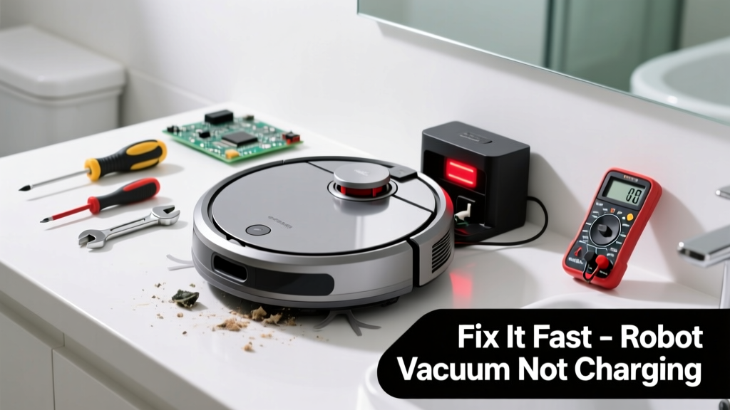 Robot Vacuum Not Charging in Bathroom: Fix It Fast